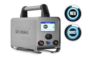 Neues und stärkstes Schweißnahtreinigungsgerät 9030 RS mit 2880 VA Leistung, aufrüstbar auf bis zu 3840 VA und der Weltneuheit Booster-Funktion.