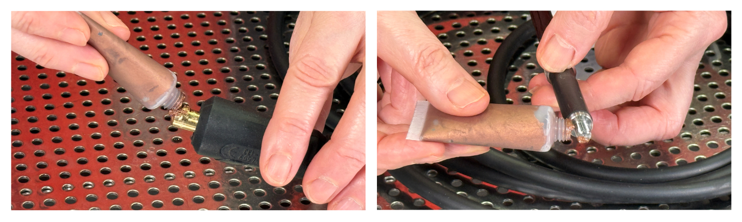 Werkzeugpflege mit Kupferpaste