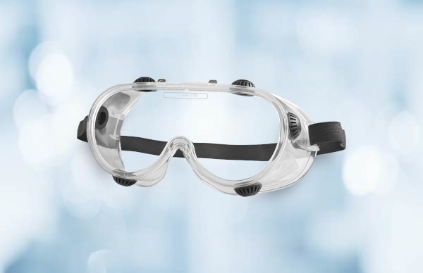 Vollsichtbrille, klar, antibeschlag, Lüftungen