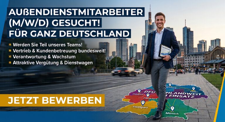 Außendienstmitarbeiter Deutschland (m/w/d)